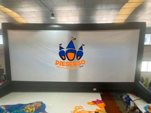pantallas de cine hinchables a medida Dieserso
